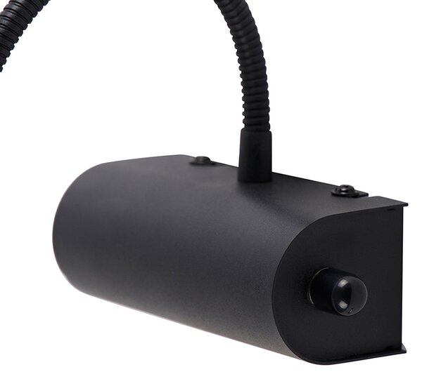 Dizajnová nástenná lampa čierna 32 cm vrátane LED so stmievačom - Tableau