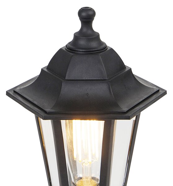 Klasická vonkajšia stojaca lampa čierna 42,2 cm IP44 - New Haven