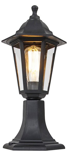Klasická vonkajšia stojaca lampa čierna 42,2 cm IP44 - New Haven