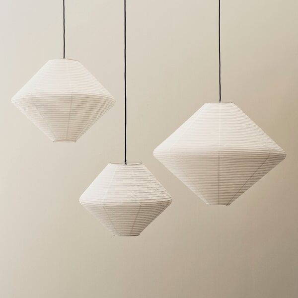 Tienidlo závesnej lampy Paper Shade, Diamond, Ø50 – HAY