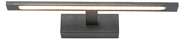 Moderná nástenná lampa čierna 41,5 cm vrátane LED IP44 - Jerre