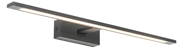 Moderná nástenná lampa čierna 62 cm vrátane LED IP44 - Jerre