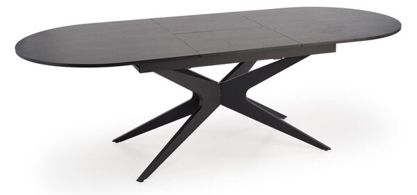 Halmar Rozkladací jedálenský stôl SANDRO 180(240)x100 čierny
