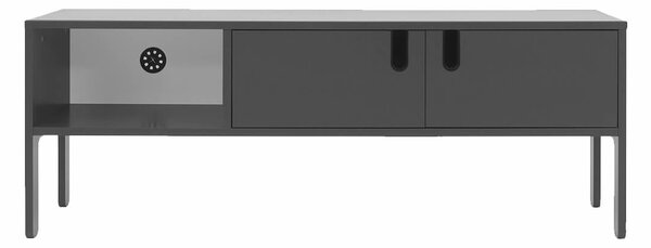 MUZZA TV stolík nuo 137 x 50 cm sivý