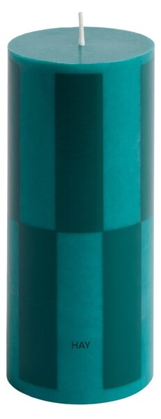 Sviečka Column, Small, Green / Dark Green – HAY