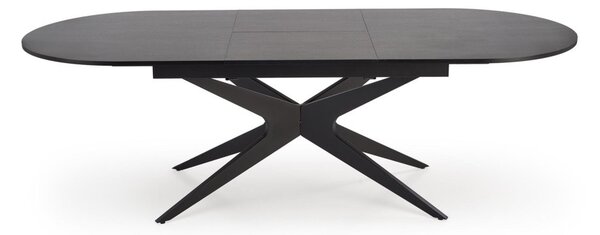 Halmar Rozkladací jedálenský stôl SANDRO 180(240)x100 čierny