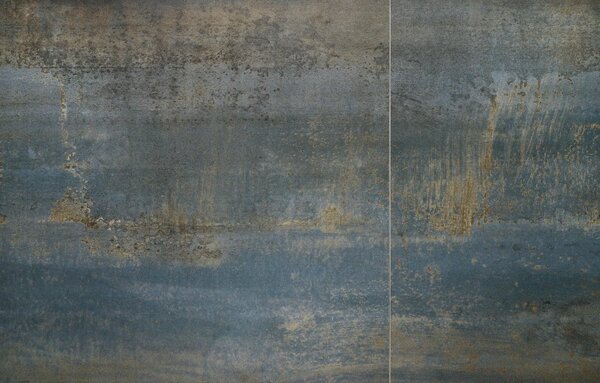 Halmar Rozkladací jedálenský stôl LUCIANO 180(230)x90 modrý mramor/čierny
