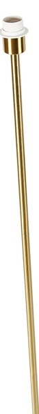 Moderná stojaca lampa mosadz - Kaso