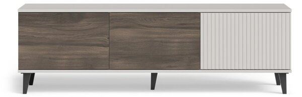 Halmar Televízny stolík RANDOM 2 RTV-1 150 cm kašmír/orech/čierna