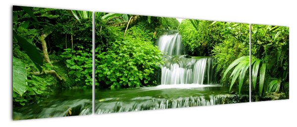 Vodopád v prírode, obraz (Obraz 170x50cm)