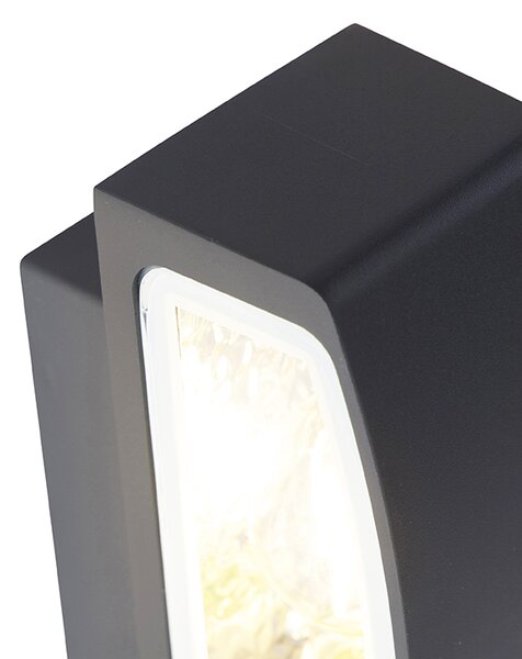 Moderná vonkajšia nástenná lampa grafit 14,3 cm IP44 - Latina