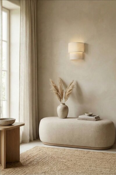 Brilagi - LED nástenné svietidlo BOHO ECO 1xE27/10W/230V krémové