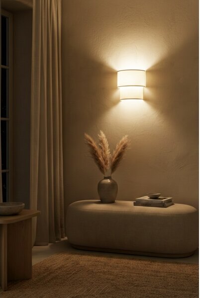 Brilagi - LED nástenné svietidlo BOHO ECO 1xE27/10W/230V krémové