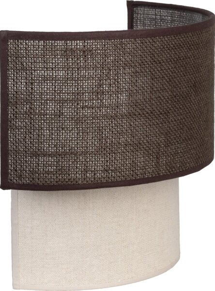 Brilagi - LED nástenné svietidlo BOHO ECO 1xE27/10W/230V hnedá/krémová