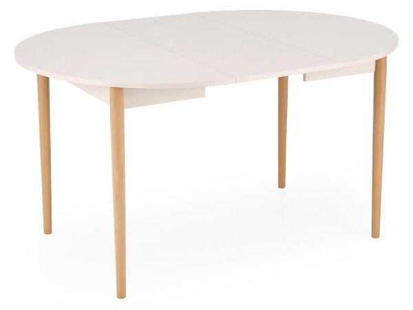 Halmar Rozkladací jedálenský stôl PIVOT 102(142)x102 kašmír/prírodný