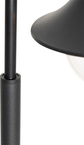 Klasická vonkajšia lampa čierna 125 cm IP44 - Daphne