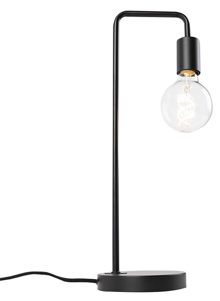 Moderná stolná lampa čierna - Facil