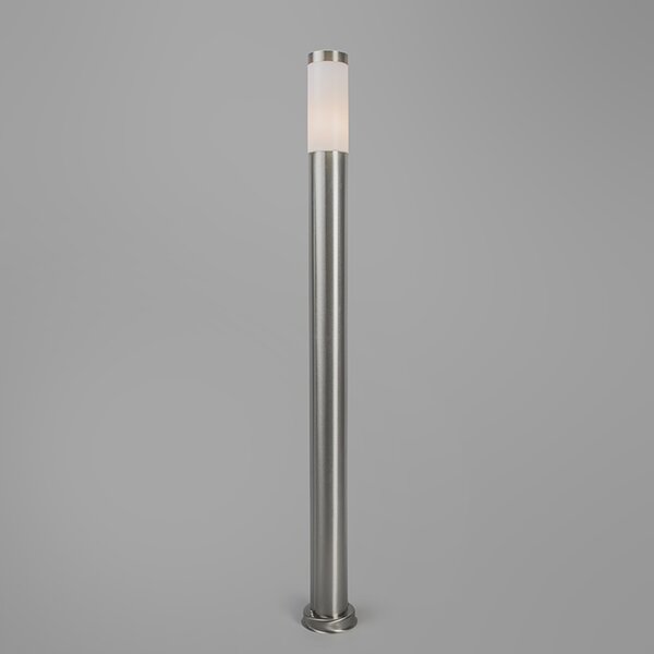 Vonkajšia lampa na stĺp oceľ 110 cm IP44 - Rox s uzemňovacím kolíkom a káblovou objímkou
