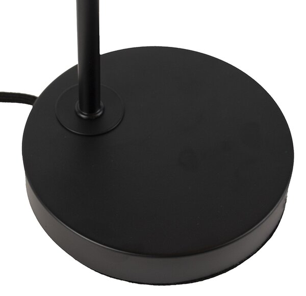 Moderná stolná lampa čierna - Facil