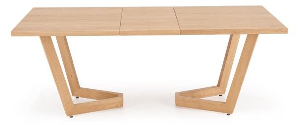Halmar Rozkladací jedálenský stôl MASSIVE 3 160(250)x90 dub prírodný