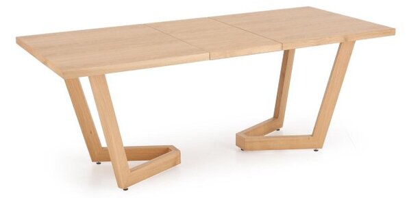 Halmar Rozkladací jedálenský stôl MASSIVE 3 160(250)x90 dub prírodný
