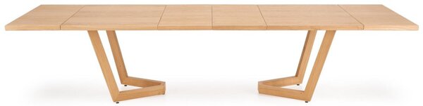 Halmar Rozkladací jedálenský stôl MASSIVE 3 160(250)x90 dub prírodný