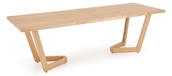 Halmar Rozkladací jedálenský stôl MASSIVE 3 160(250)x90 dub prírodný