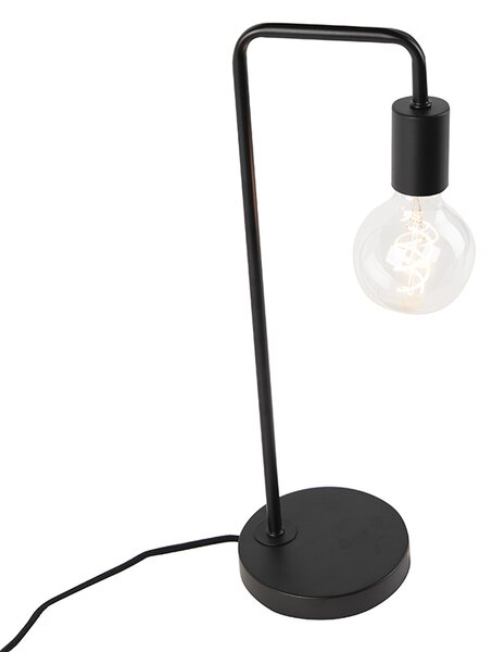 Moderná stolná lampa čierna - Facil