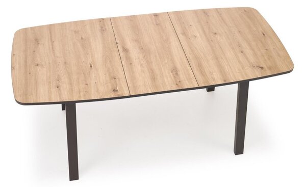 Halmar Rozkladací jedálenský stôl BARRIL 130(170)x80 dub artisan/čierna