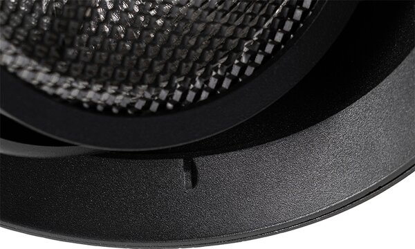 Moderné zapustené bodové svetlo čierne GU10 AR111 okrúhle bez rámu - Oneon Honey