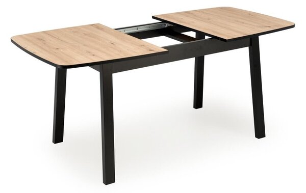 Halmar Rozkladací jedálenský stôl BARRIL 130(170)x80 dub artisan/čierna