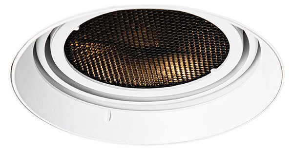 Moderné zapustené bodové svetlo biele GU10 AR111 okrúhle bez rámu - Oneon Honey