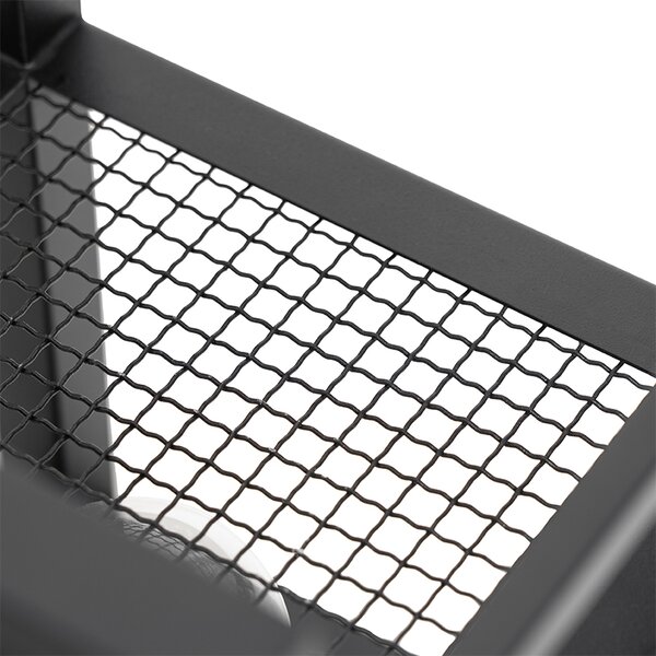 Priemyselná stolná lampa čierna - Cage Rack