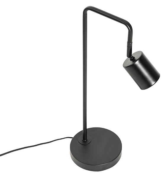 Moderná stolná lampa čierna nastaviteľná - Java
