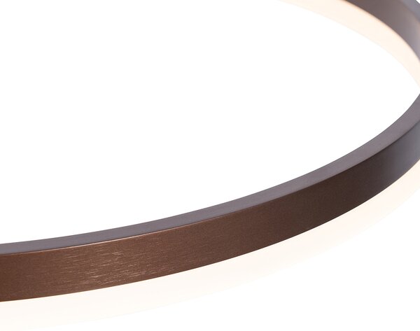 Závesné svietidlo tmavá bronz 60 cm vrátane LED 3-stupňové stmievateľné - Anello