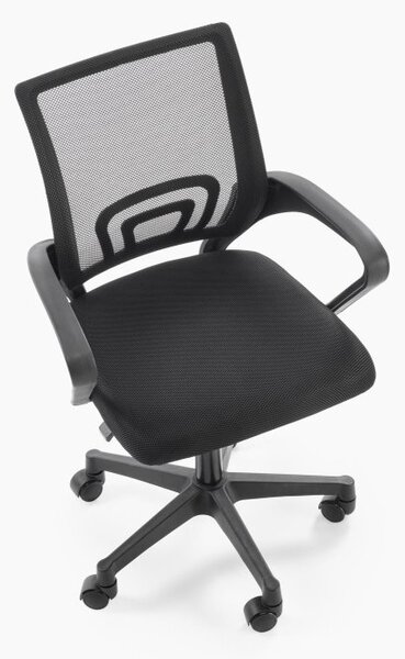 Halmar Detská otočná stolička GIMLI čierna