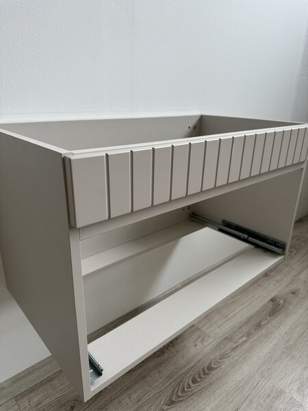 Kúpeľňová skrinka s doskou ICONIC Cashmere D180/1 | 180 cm