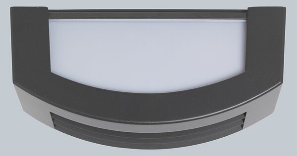 Inteligentná nástenná lampa antracit IP44 vrátane Wifi P45 - Hurricane 1