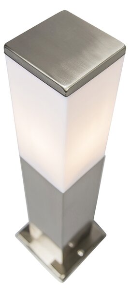 Inteligentná vonkajšia lampa 45 cm oceľ vrátane Wifi P45 - Malios