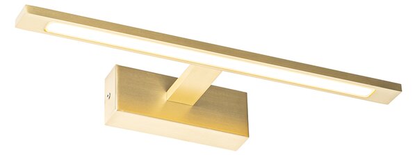 Nástenná lampa mosadz 41,5 cm vrátane LED IP44 - Jerre