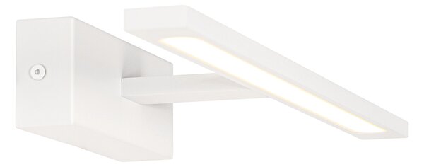 Nástenná lampa biela 41,5 cm vrátane LED IP44 - Jerre