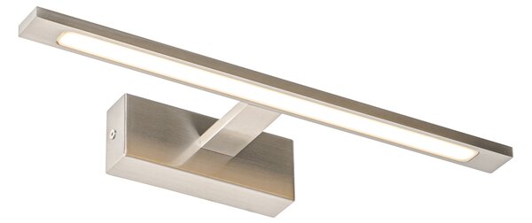 Oceľová nástenná lampa 41,5 cm vrátane LED IP44 - Jerre