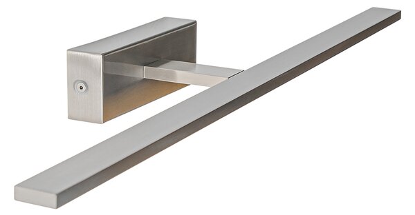 Oceľová nástenná lampa 62 cm vrátane LED IP44 - Jerre