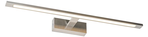 Oceľová nástenná lampa 62 cm vrátane LED IP44 - Jerre