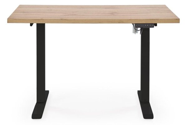 Halmar Výškovo nastaviteľný písací stôl B54 dub artisan/čierna