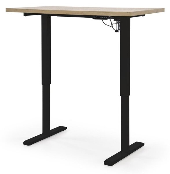 Halmar Výškovo nastaviteľný písací stôl B54 dub artisan/čierna