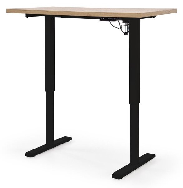 Halmar Výškovo nastaviteľný písací stôl B54 dub artisan/čierna