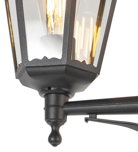 Inteligentný vonkajší lampáš čierny s 3 svetlami vrátane WiFi ST64 - New Orleans