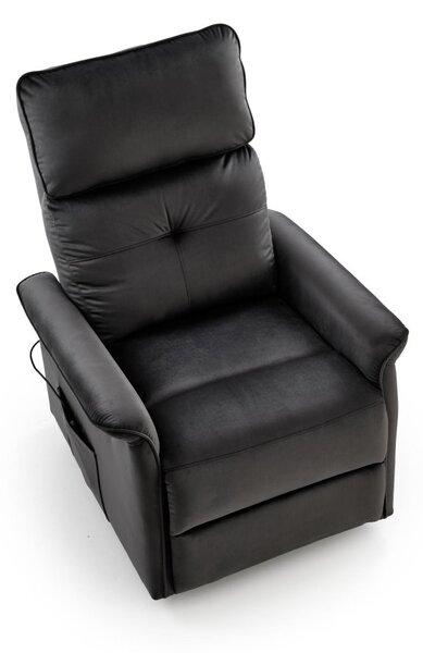 Halmar Relaxačné kreslo SEMIR 2 čierne