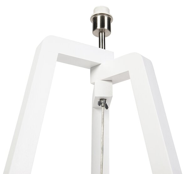 Moderná stojaca lampa biela bez tienidla - Puros